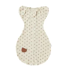 ☆ ハート ☆ L(6-9ヶ月) ☆ スワドル 着るおくるみ ガーゼ スワドル 着るおくるみ ガーゼ おくるみ スリーパー ベビー服 すわどる モロー反射防止 夜泣き 手が出せる 足が出せる 夜泣き対策 グッズ 新生児 出産祝い 女の子 男の子 ベビー用品