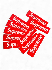 Supreme BOX LOGO STICKER ボックス ロゴ ステッカー 10枚 レッド RED 赤 ノベルティ シュプリーム