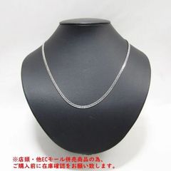 ※併売商品※◆中古◆喜平ネックレス PT850 プラチナ 6面 ダブル 約50cm 造幣局ホールマーク 人気 メンズ レディース　M1056