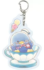 【中古】キーホルダー 21.タキシードサム(グラフアートイラスト) パーツ付きアクリルキーホルダー 「サンリオキャラクターズ はぴだんぶい」