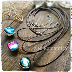 銀河ガラスボールペンダント+･｡*