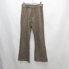 ◇ JEANASIS ジーナシス フレアパンツ サイズS ブラウン レディース E  【1406180060213】