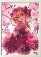 【中古】同人その他雑貨 【東方Project】額装付きA3イラストフィルム フランドール・スカーレット(くれ～ぷ) /comプランニング