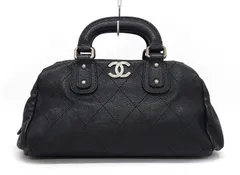 ✨美品 鑑定済✨CHANEL ワイルドステッチ ハンドバッグ ミニボストン 黒 CHANEL シャネル ワイルドステッチ ハンドバッグ ボストンバッグ