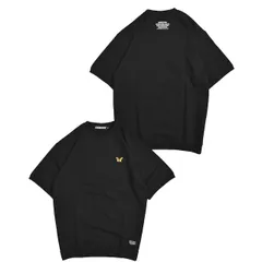 [ DOUBLE STEAL ] ダブルスティール バタフライワッペン 半袖 クルースウェット / 942-15022