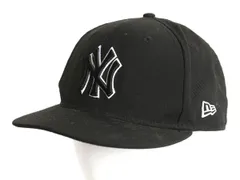 【お得なクーポン配布中!】 ニューエラ ヤンキース ベースボール キャップ 59.6cm 帽子 MLB オフィシャル 59FIFTY ウール 大リーグ 野球 ブラック シンプル モノトーン