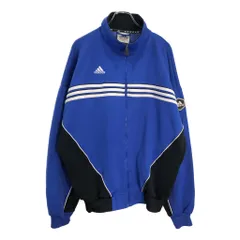 90年代 adidas アディダス トラックジャケット スポーツ ブルー(メンズ XL)中古 古着 U6939