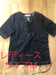 ☆デニムジャケット 　シャツ　半袖　レディース サイズM