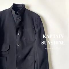 KAPTAIN SUNSHINE / Wool cashmere Field wrap Jacket