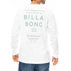 【SALE】2024秋冬 新品【BILLABONG/ビラボン】DECAF ロンＴ WHT メンズ BE012050