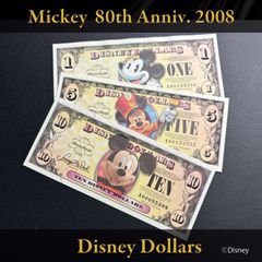 ディズニーダラー　2001年　ミッキーマウス　Aシリーズ　5ダラー ディズニーダラー 2001年 ミッキーマウス Aシリーズ 5ダラー