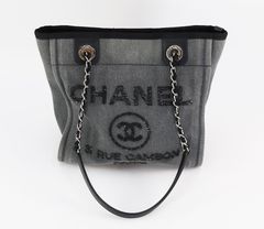 極美品/希少】CHANEL シャネル ドーヴィル スパンコール トートバッグ 