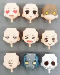 【中古】フィギュア 全9種セット 「ねんどろいどもあ とりかえっこフェイス」
