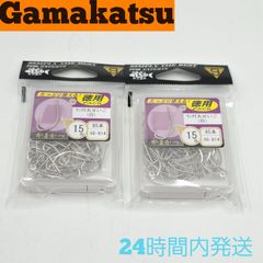 がまかつ ザボックス ケン付丸せいご 白 15号 85本入 2セット Gamakatsu 釣 釣り針
