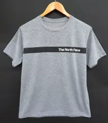 s25g-109x【中古】THE NORTH FACE ﾉｰｽﾌｪｲｽ　S/S Simple lined Tee  ｼﾝﾌﾟﾙﾗｲﾝﾄﾞﾃｨｰ　ﾐｯｸｽｸﾞﾚｰ　Mｻｲｽﾞ　NT32047　Tｼｬﾂ
