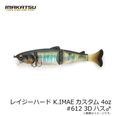 イマカツ バスルアー レイジーハードK.IMAEカスタム 3DR #612 3Dハス♂ 4oz