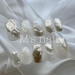 オーダーメイド/匿名配送可能/ネイルチップ22枚入り/全サイズ入り/結婚式/成人式/成人式ネイル/結婚式ネイル/ブライダル/ブライダルネイル/ネイルチップ/白/ホワイト