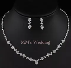 ネックレス＆ピアス シルバー 結婚式 華奢 細め