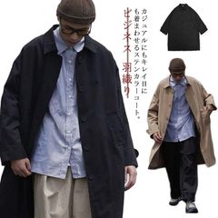  無地 メンズ ゆったり ステンカラーコート チェスターコート カジュアル ロング丈 ビジネスコート トレンチコート トレンチ ビジネス アウター 羽織り ロングコート 服 春服 カジュアル スプリン#cjfj139954