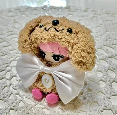 顔付きくまダッフル【残り2着！】ちびぬい 服 顔付きくまダッフル 【残り2着】ちびぬい 服