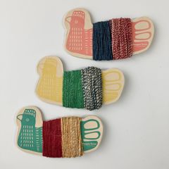 【麻ヒモ】People Tree フェアトレード　トリの麻ひも2色セット
