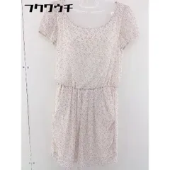 ◇ PROPORTION BODY DRESSING プロポーションボディドレッシング 花柄 半袖 ミニ ワンピース サイズ2 ピンク系 レディース  【1109030012751】