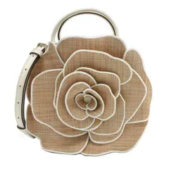 ケイトスペード ニューヨーク ショルダーバッグ ストロー フローラ