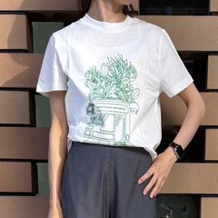 【2025春夏物モデル】☆1/30入荷☆A.P.C. アーペーセー Magasin Tシャツ 半袖 ロゴプリント COGCK M26449 レディース