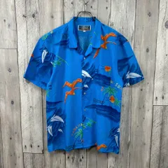 OLD CYPSYJACK 半袖 オープンカラー 開襟 アロハ シャツ L