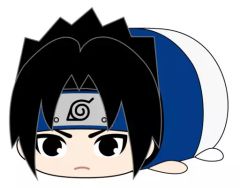 [중고] 봉제인형 마스코트·봉제인형 배지 우치하 사스케(NARUTO-나루토-) [주간 소년 점프 50주년 기념 점프 올스타즈 포테 콜로마스코트 2]