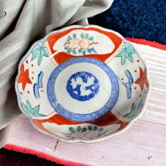 ④中村敬介　色絵桃図　飾り皿 ④中村敬介 色絵桃図 飾り皿