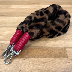 【新品同様】フェンディ FF柄 ズッカ柄 ストラップユー ウール ブラウン系 ショルダーストラップ 12603