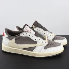 NIKE aj1 ホワイトブラウンモカバーブ