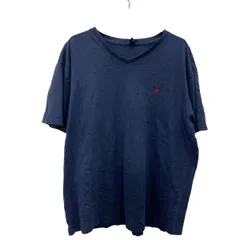 POLO RALPH LAUREN 半袖 ロゴ Tシャツ 2XL ネイビー ポロラルフローレン 古着卸 アメリカ仕入 a707-5554