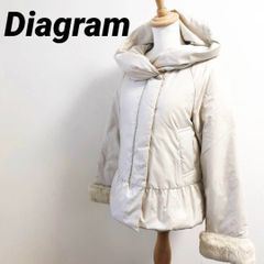 LD prime レースダウンコート M アイボリー - メルカリ