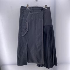 sacai サカイ ドッキング チノ プリーツスカート カーキ 未使用xタグ 