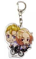 [Used] Merchandise: Hanagaki Takemichi & Sano Manjiro "Tokyo Revengers Acrylic Keychain Collection Playback Part 2" Animate Limited Edition
