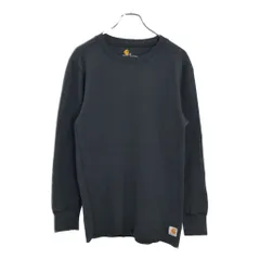 Carhartt カーハート 長袖サーマルＴシャツ ブラック(メンズ M)中古 古着 V6413