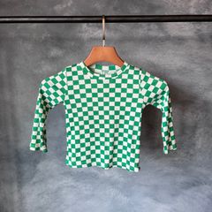honey ブロックチェックTシャツ 80サイズ