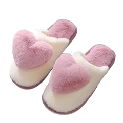 [レリカ] もこもこ あったか ハート ルーム シューズ 軽量 保温 スリッパ 室内 暖かい 防寒 厚底 履き ボア レディース かわいい おしゃれ ふわふわ ブーツ お洒落 洗える 滑り止め オフィス サンダル 部 [パープル] [23.0~23.5 cm]