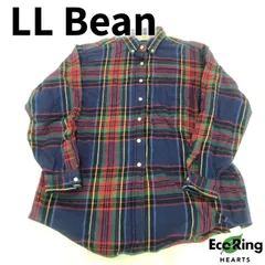 80s USA製 LL BEAN エルエルビーン チェック フランネルシャツ　ヴィンテージ　メンズ　【送料無料】 MID 6192