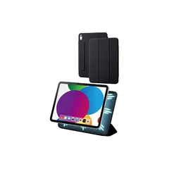 【新品】 エレコム iPad 第11世代 A16 11インチ (2025) 10.9インチ 第10世代 (2022) マグネットケース カバー 磁気吸着 ソフトレザー素材 オートスリープ/ウェイク対応 ブラック TBWA22RWVPF2BK 0
