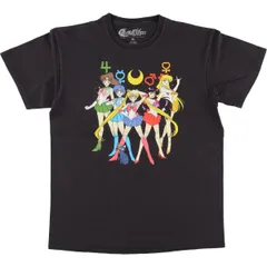 古着 SAILOR MOON 美少女戦士セーラームーン アニメ キャラクタープリントTシャツ メンズM相当/eaa525171