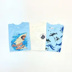 男の子 子供服 半袖 Tシャツ まとめ売り サメ 海 新品 タグ付き 110cm 120cm 130cm