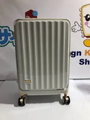 スーツケース　Mサイズ　ホワイト　キャリーバック　キャリーケース　SC119-24-WH