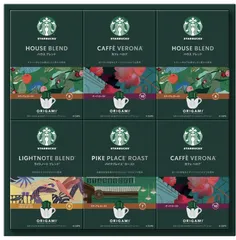 スターバックス オリガミ　 パーソナルドリップ コーヒーギフト	（SBX-50B） ハウスブレンド（9g×4P）×2 パイクプレイス ロースト（9g×4P）×1 ライトノート ブレンド（9g×4P）×1 カフェ ベロナ（9g×4P）×2　贈り物　記念品　M