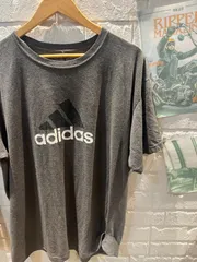古着　adidas アディダス グレー ロゴ