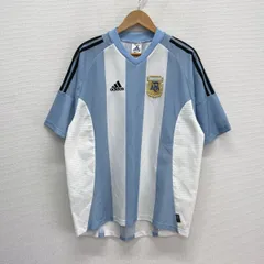 adidas アディダス 00s アルゼンチン代表 サッカーシャツ ゲームシャツ ユニフォーム 半袖 万国旗 O 10124891