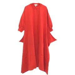 ✨極美品✨【HYKE】ハイク　ロングワンピース　ロングニット　ジレ　サイズ２　赤 ✨極美品✨【HYKE】ハイク ロングワンピース ロングニット ジレ