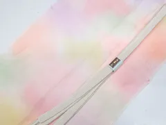 【一輝堂】【着物】和装小物 帯締め帯揚げセット 平組 ぼかし ラメ 帯締 帯揚 25w05-6129